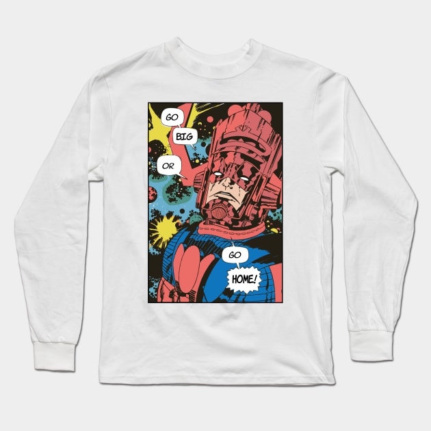 Go Big (Galactus) Long Sleeve T-Shirt by SlurpShop